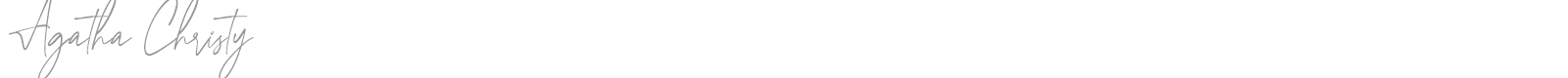Agatha Christy font preview